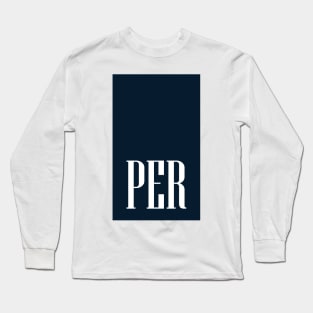 Sergio Pérez Driver Label - 2023 Season Long Sleeve T-Shirt